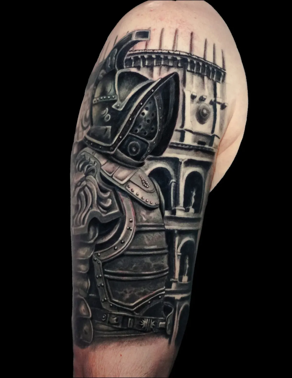 B&W tattoo by Atta