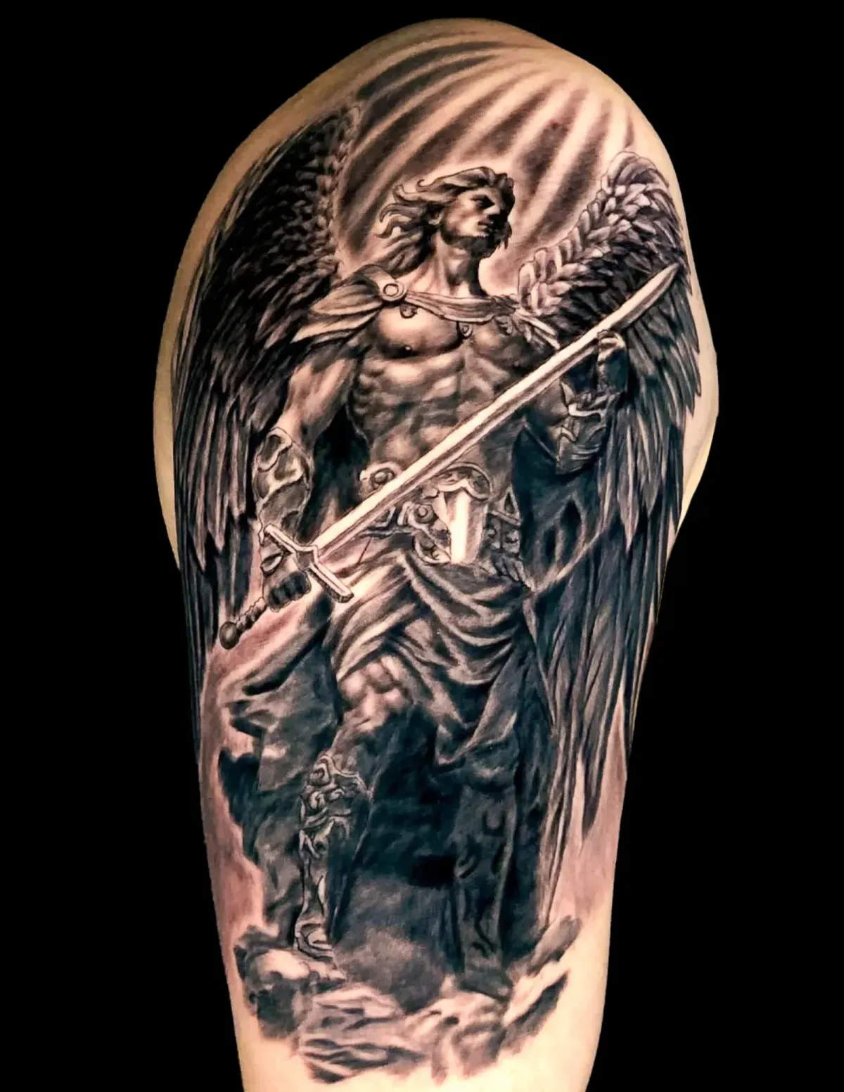 B&W tattoo by Atta