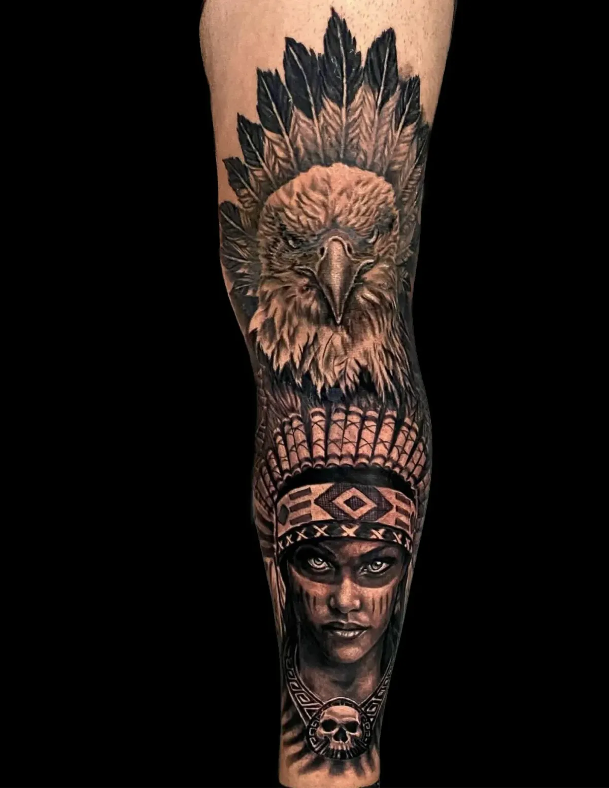 B&W tattoo by Atta