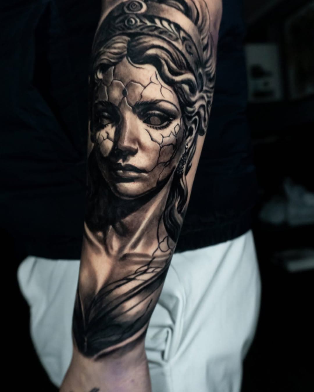 B&W tattoo by Atta